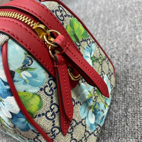 100% Authentic Gucci Blooms Boston Canvas Crossbody Bag - Picture 10 of 16